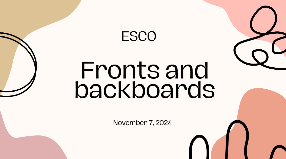 Fronts and backboards