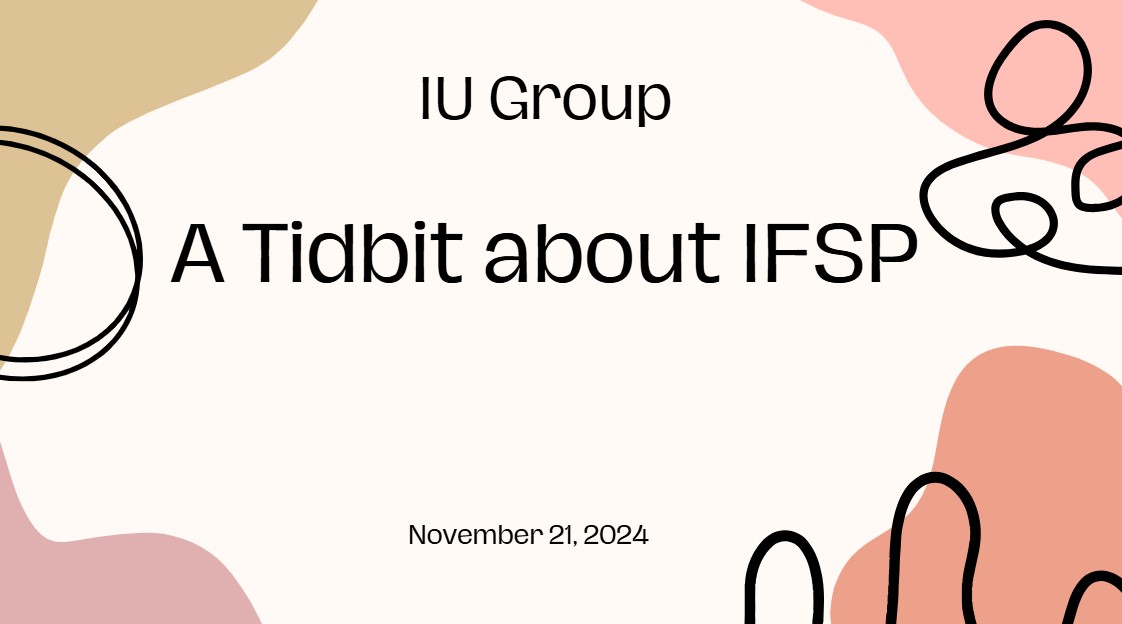 A Tidbit about IFSP