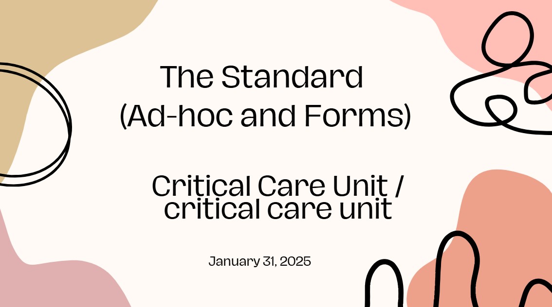 Critical Care Unit / critical care unit