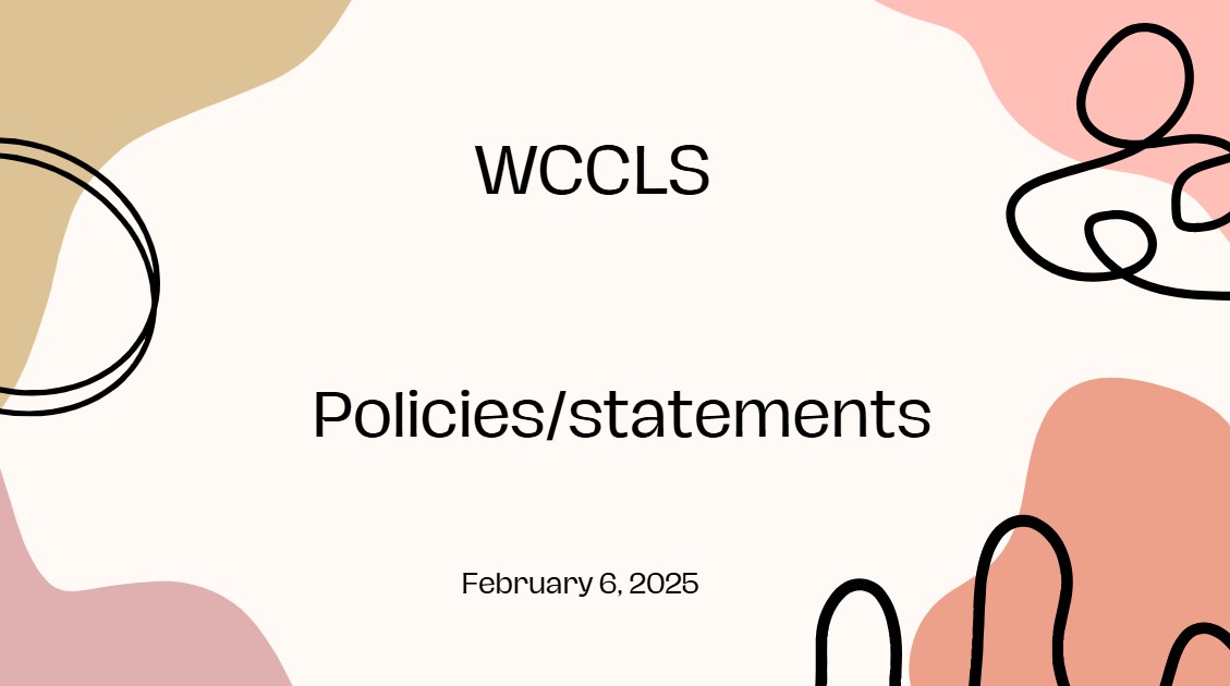 Policies/statements